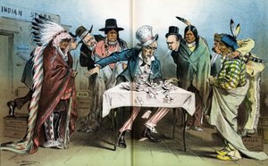 Vores indianerpolitik, et korthus af kort, 1881