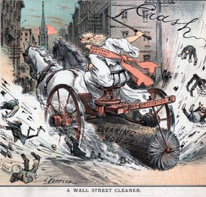 Wall Street cleaner af Joseph Ferdinand Keppler af Joseph Keppler