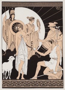 Dommen i Paris (farvelitografi)