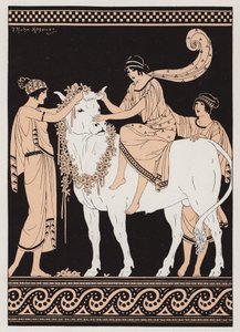 Zeus og Europa (farvelitografi)