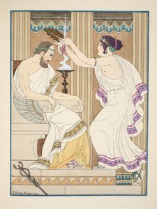 En gylden krone, illustration fra 