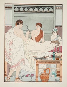 Gynækologisk undersøgelse, illustration fra 
