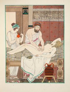 Medicinsk massage, illustration fra 
