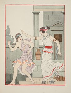 Trykt med flad hånd, illustration fra "The Works of Hippocrates", 1934 af Joseph Kuhn Regnier