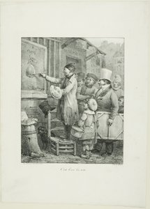 Hvor smuk er kunsten, fra Croquis Lithographiques...1823 af Joseph Louis Hippolyte Bellange