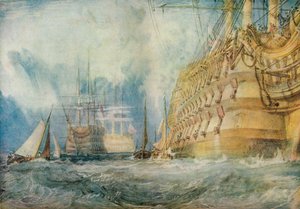 En førsteklasses indtagelse i butikker, 1818 af Joseph Mallord William Turner