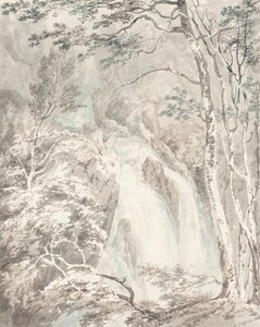 Et vandfald af Joseph Mallord William Turner