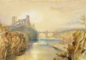 Barnard Castle (akvarel, gouache, pen og blæk på papir) af Joseph Mallord William Turner