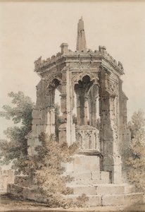Blackfriars Cross, Hereford (et monument) af Joseph Mallord William Turner