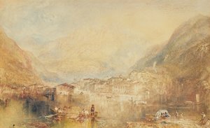 Brunnen fra Luzernsøen, 1845 af Joseph Mallord William Turner