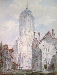 Christ Church, Oxford, 1795 af Joseph Mallord William Turner