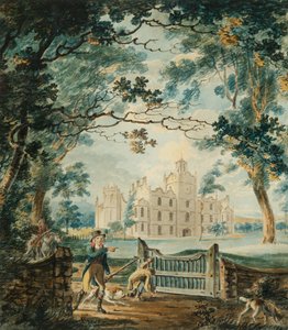 Cote House, nær Bristol, 1792 (wc og pen på papir) af Joseph Mallord William Turner