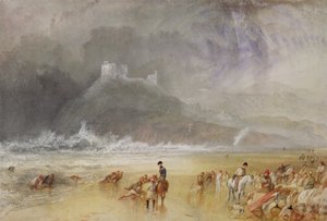 Criccieth Castle, North Wales, ca. 1835
