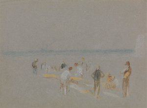 Cricket på Goodwin Sands af Joseph Mallord William Turner