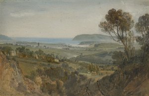 Fjernsyn over Plymouth, 1813 af Joseph Mallord William Turner