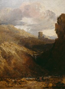 Dolbadarn Slot af Joseph Mallord William Turner