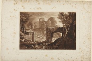 East Gate, Winchelsea, Sussex af Joseph Mallord William Turner