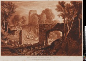 East Gate Winchelsea, Sussex af Joseph Mallord William Turner