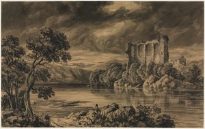 Egremont Castle, Cumberland. af Joseph Mallord William Turner