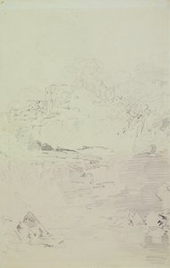 Falls of the Clyde, ca. 1801 (blyant på papir) af Joseph Mallord William Turner