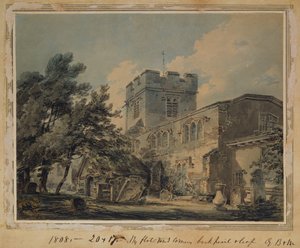 Finchley Church, 1801 af Joseph Mallord William Turner