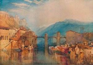 Grenoblebroen, 1824 af Joseph Mallord William Turner
