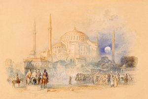 Hagia Sophia af Joseph Mallord William Turner