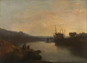 Harlech Castle, fra Tygwyn Ferry, Summer