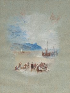Hasborough Sands af Joseph Mallord William Turner