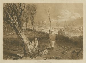 Afdækning og Grøftning, c.1860 af Joseph Mallord William Turner