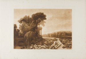 Isis, plade 68 fra Studiebogen af Joseph Mallord William Turner