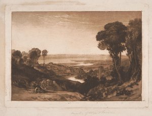 Sammenløbet mellem Severn og Wye af Joseph Mallord William Turner