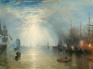 Kølmænd hæver i kul ved måneskin af Joseph Mallord William Turner