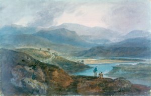 Lake, Skotland, 1801-1802. af Joseph Mallord William Turner