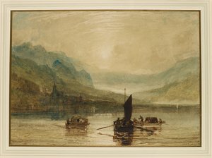 Brienz-søen, Moonlight af Joseph Mallord William Turner