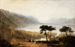Genèvesøen set fra Montreux af Joseph Mallord William Turner
