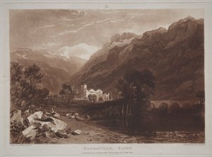 Studiebog: Bonneville, Savoy af Joseph Mallord William Turner