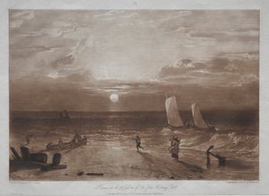Studiebog: Mildmay Sea-piece af Joseph Mallord William Turner