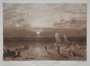 Liber Studiorum: Mildmay Sea-piece. af Joseph Mallord William Turner
