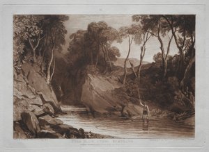 Studiebog: Nær Blain Athol, Skotland. af Joseph Mallord William Turner