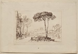 Studiebog: Scene på landet af Joseph Mallord William Turner