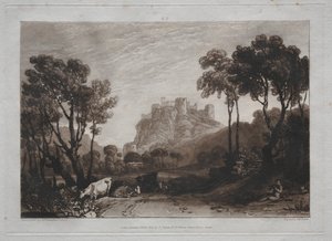 Liber Studiorum: Slottet over engene af Joseph Mallord William Turner