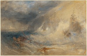Longships-fyrtårnet, Land’s End af Joseph Mallord William Turner