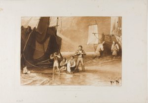 Marine Dabblers, tallerken 29 fra Liber Studiorum af Joseph Mallord William Turner