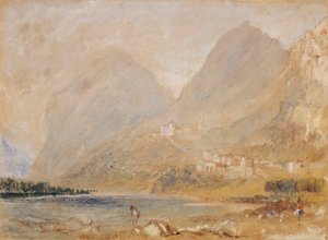 Martinswand nær Innsbruck af Joseph Mallord William Turner