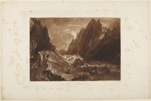 Mer de Glace af Joseph Mallord William Turner