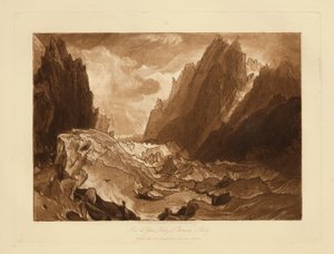 Mer de Glace af Joseph Mallord William Turner