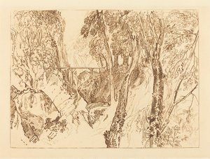 Mølle nær Grand Chartreuse af Joseph Mallord William Turner