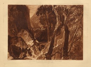 Mølle nær Grande Chartreuse af Joseph Mallord William Turner