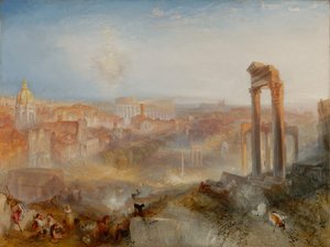 Det moderne Rom - Campo Vaccino af Joseph Mallord William Turner